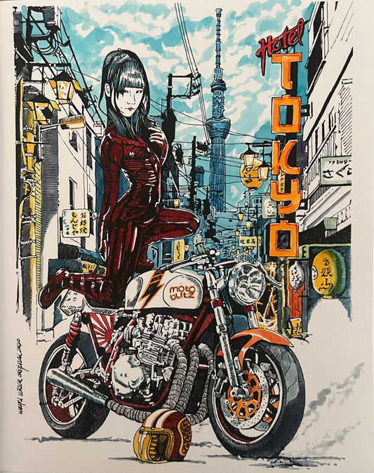 Tokyo Hotel - Moto Blitz Print