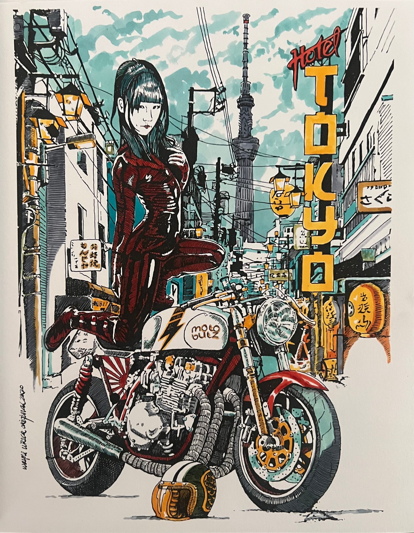 Tokyo Hotel - Moto Blitz Print