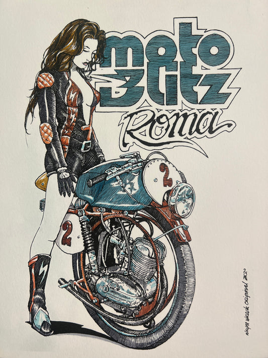 Moto Blitz Roma - Moto Blitz Print