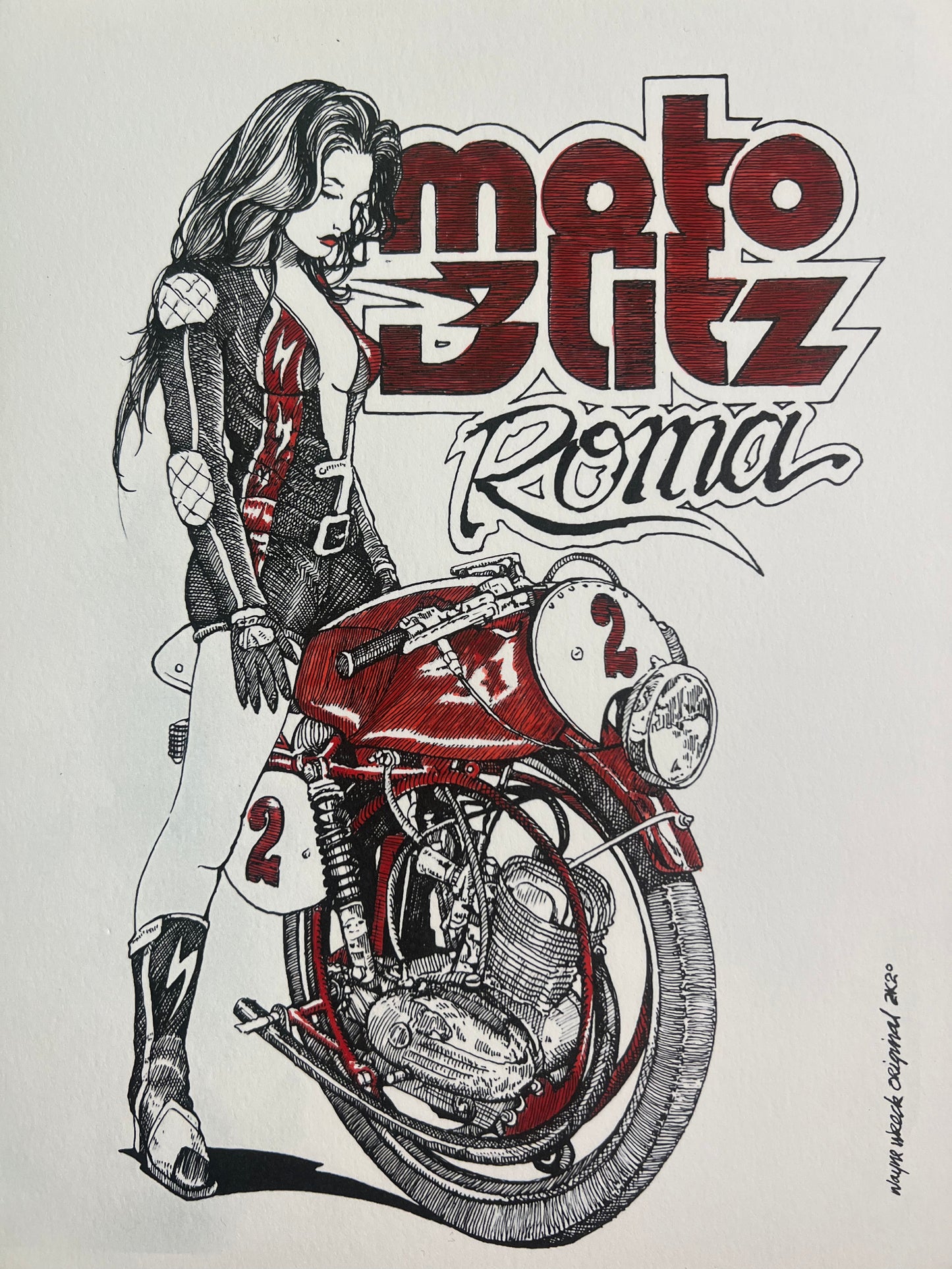 Moto Blitz Roma - Moto Blitz Print