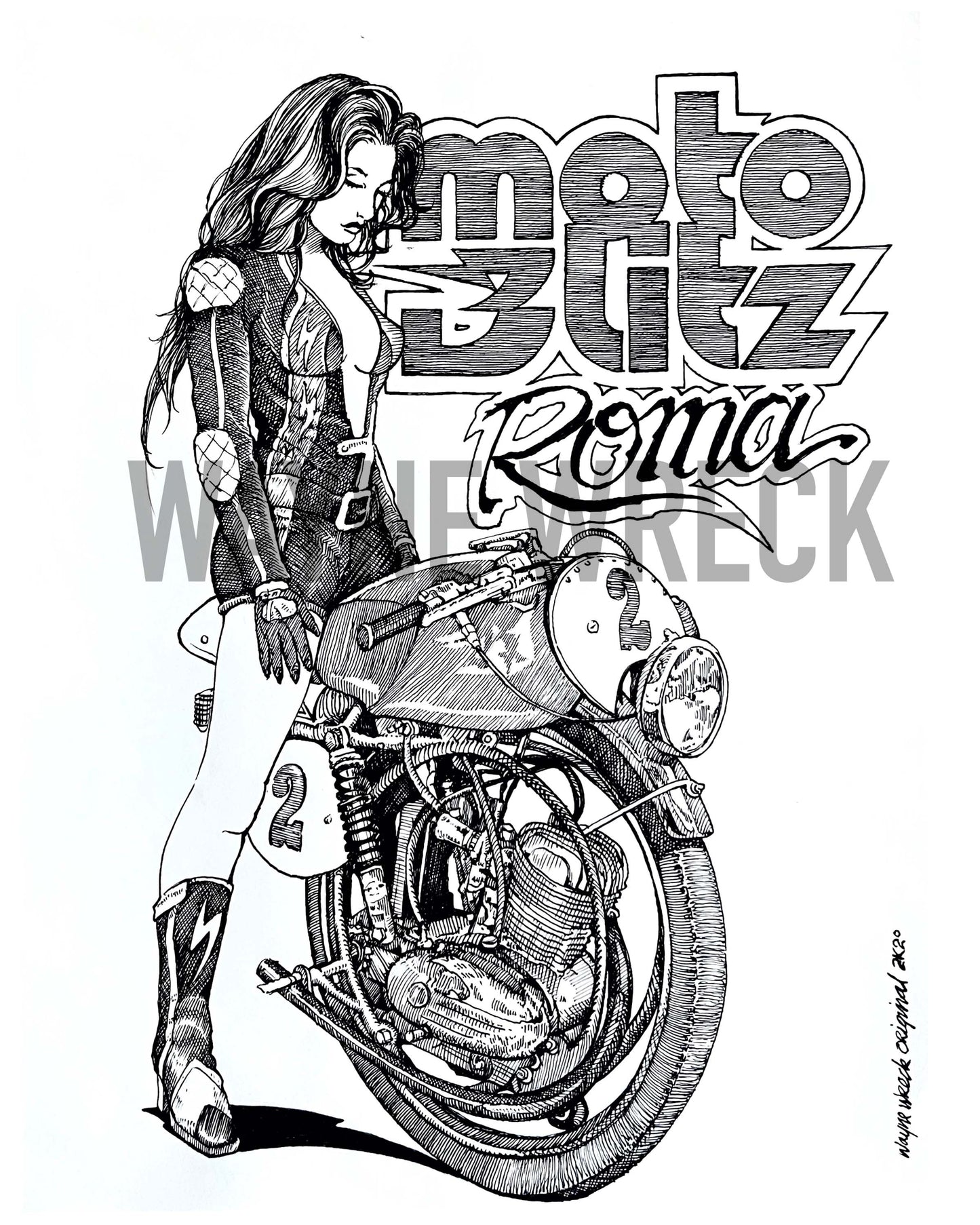 Moto Blitz Roma - Moto Blitz Print